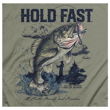 Bass Fishing Christian T-Shirt Image 2