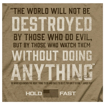 Einstein Quote Christian T-Shirt Image 2