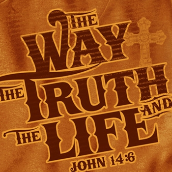 Way Truth Life Christian T Shirt Image 2